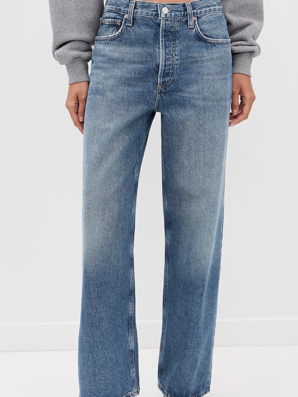 AGOLDE Low Slung Baggy Jeans Blue
Size 25